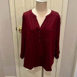 Maroon Blouse